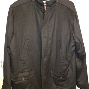 Peter Millar Wool Cashmere Bomber Jacket sz L. Fits like an XL.